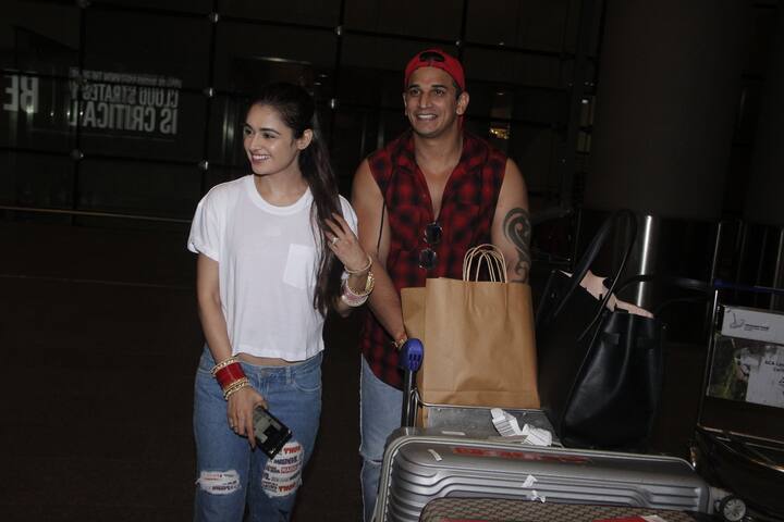 For the uninitiated, Prince & Narula met each other on the popular reality show 'Bigg Boss 9' in which they were contestants. The couple bonded well on the show & even after the show came to an end, there were constant reports of Prince & Yuvika being in a relationship. (Photo: Manav Manglani)