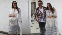 Pregnant Neha Dhupia flaunts her BABY BUMP posing with Anil Kapoor![INSIDE PICS]