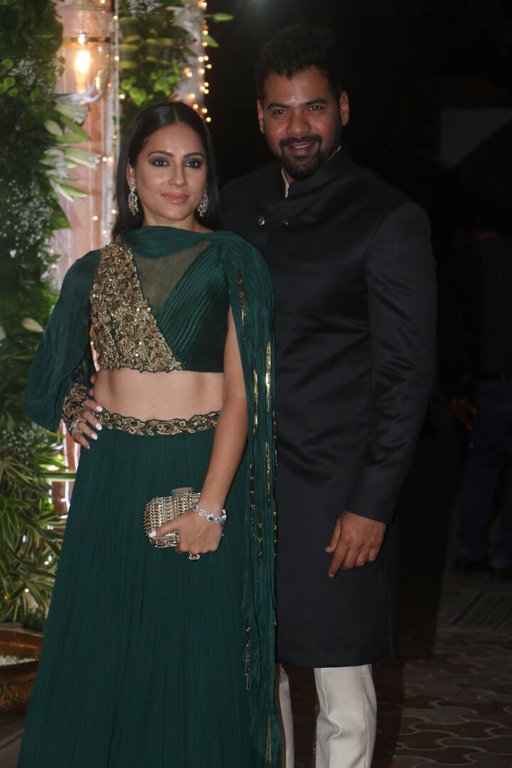 'Kumkum Bhagya' actot Shabbir Ahluwalia with wife Kanchi Kaul. (Photo: Manav Manglani)
