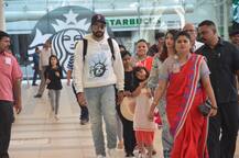 PICS: Bachchan family- Abhishek-Aishwarya and daughter Aaradhya Bachchan back from their Goa vacation