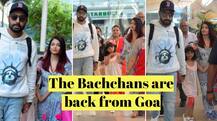 PICS: Bachchan family- Abhishek-Aishwarya and daughter Aaradhya Bachchan back from their Goa vacation