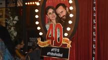 PICS: Royal couple Saif & Kareena look stunning as they pose together at Prithvi Theatre Festival!
