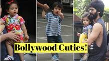 IN PICS: A day before Diwali, Bollywood BABIES Taimur, his lil sister Inaaya & Misha Kapoor clicked on a day out!