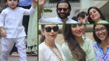 Diwali 2018: Kareena Kapoor Khan, Taimur Ali Khan, Saif Ali Khan, Karisma & daughter Samaira at office puja!