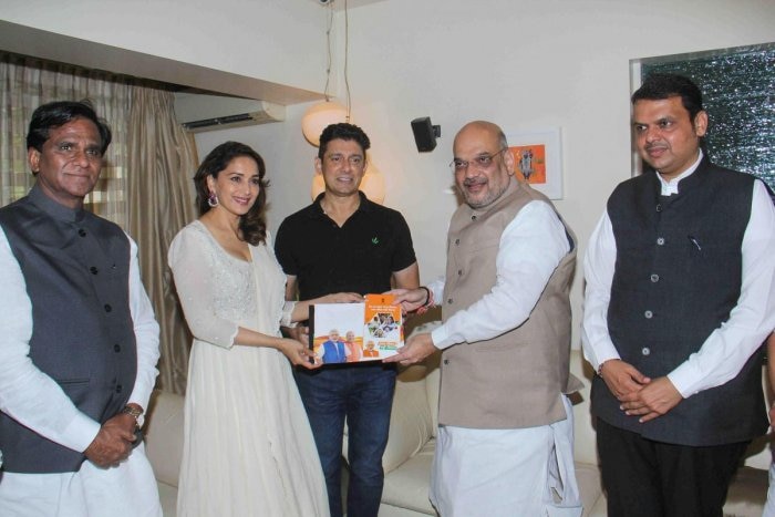 BJP mulls fielding actor Madhuri Dixit in 2019 Lok Sabha election BJP mulls fielding actor Madhuri Dixit in 2019 Lok Sabha election