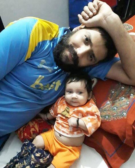 On many occasions inside the 'Bigg Boss' house, Romil has been seen talking about his son 'OJ' with co-contestants. Romil is extremely close to his son & was often seen missing him. Here's a picture of Romil posing with his little munchkin who is looking super-adorable. (Photo: Instagram)