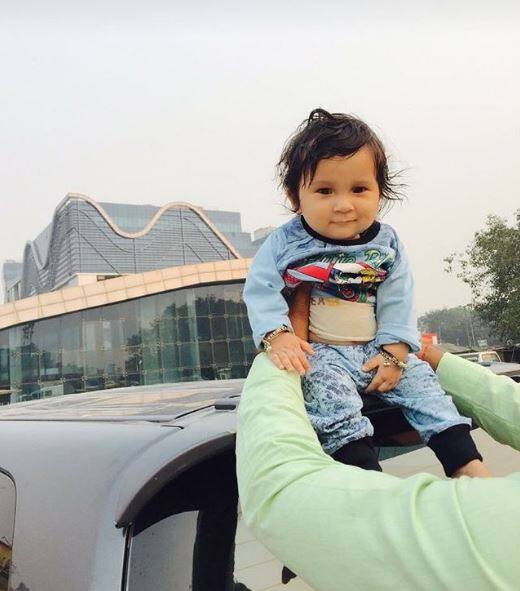 A recent picture of Rudraksh Chaudhary (OJ) when he was reportedly going to meet father in 'Bigg Boss 12' house. (Photo: Instagram)