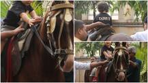 AWWDORABLE! Taimur Ali Khan ENJOYS horseback riding, looks CUTE as a button as always (SEE PICS)