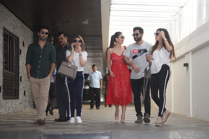 The 3rd generation of the RK family looked happy as they finished lunching together. (Pic: Manav Manglani)