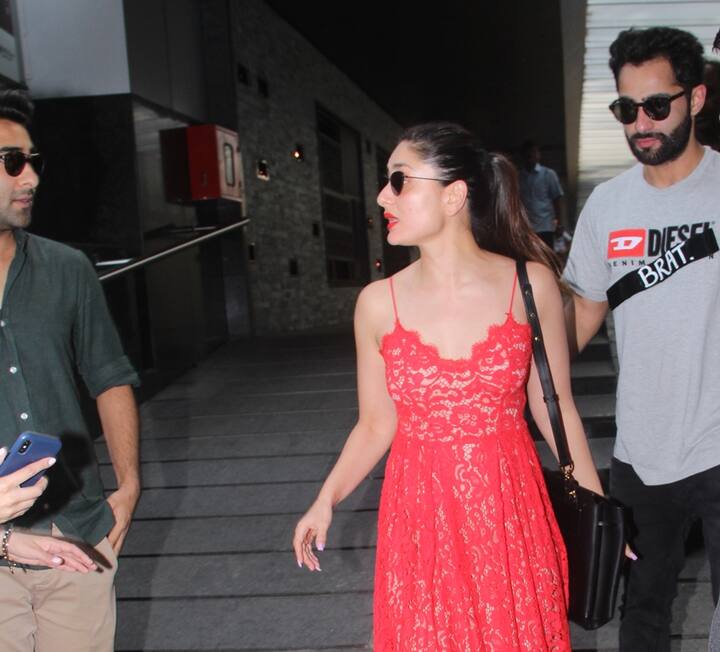 Kareena with her cousins Riddhima, Aadar, Armaan and friends on lunch outing at Hakkasan (Pic: Manav Manglani)