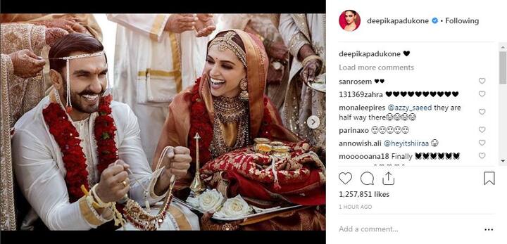 The excitement is evident with the way the Bollywood has come out pouring their heats out in wishing the now-married couple in the most beautiful words and emojis. This included Arjun Kapoor, Priyanka Chorpa, Hrithik Roshan, Katrina Kaif, Priyanka Chopra, Alia Bhatt and you-name-who! Here's how they wished them....