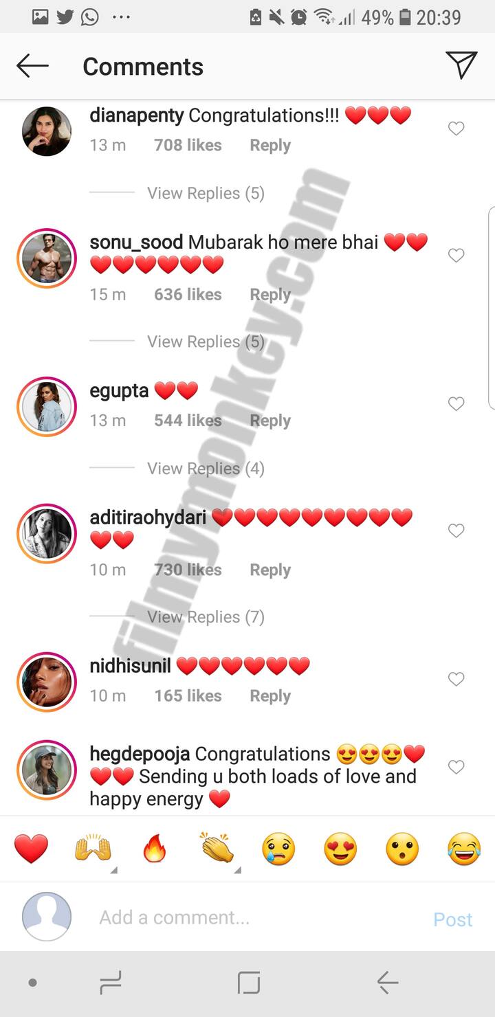 Celebrities react beautifully to the newlyweds #DeepVeer pics!