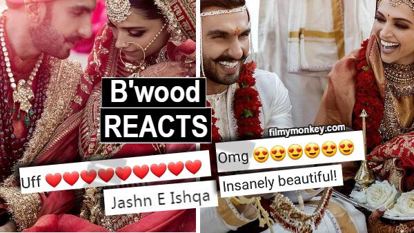 Deepika-Ranveer FIRST WEDDING PICS: Alia Bhatt, Priyanka, Hrithik, Katrina, Arjun & others REACT! Deepika-Ranveer FIRST WEDDING PICS: Alia Bhatt, Priyanka, Hrithik, Katrina, Arjun & others REACT!