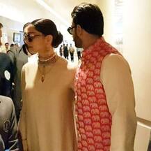 PICS: Newlyweds Deepika & Ranveer return to Mumbai; get snapped holding hands at Airport!