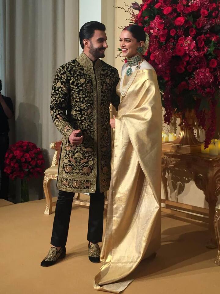 Deepika-Ranveer at their Bangalore Wedding Reception