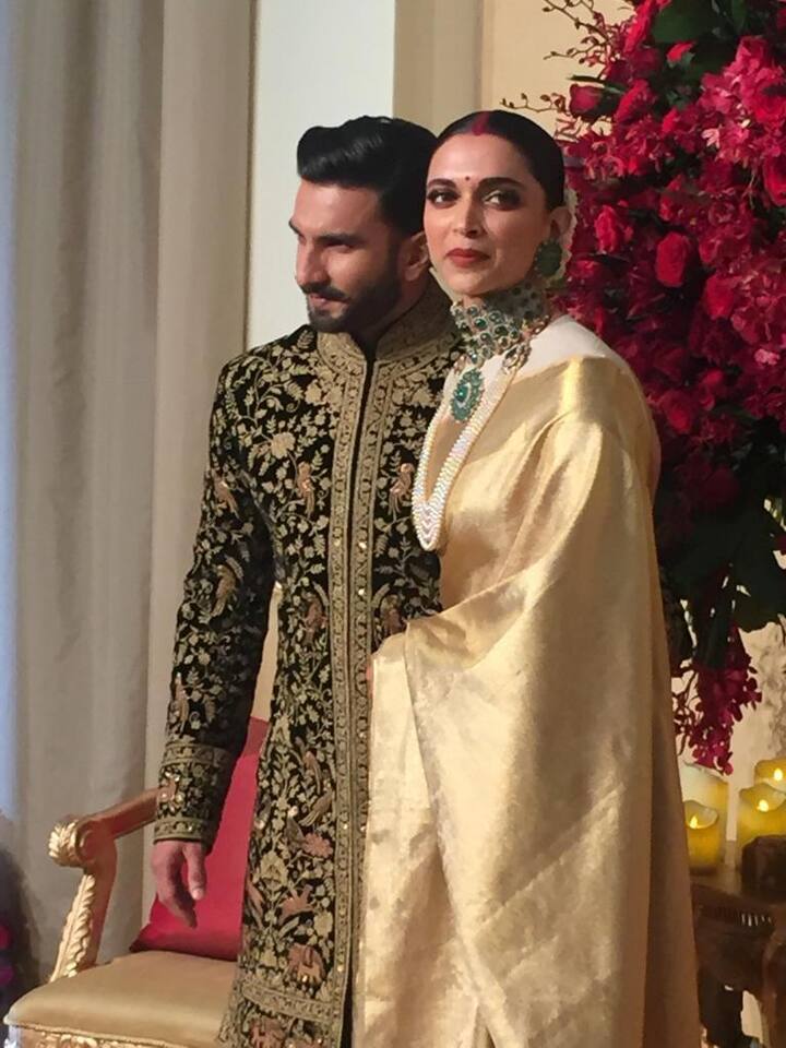Deepika-Ranveer at their Bangalore Wedding Reception
