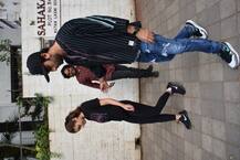 PICS! Injured Alia Bhatt spotted walking with a crutch but the 'Brahmastra' actress sports a smile for cameras!