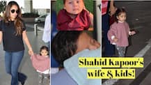 IN PICS: Shahid Kapoor's wife Mira steps out in style with her babies- Misha & a sleeping Zain Kapoor!