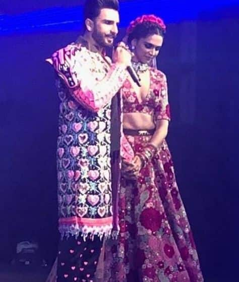 Ranveer Singh and Deepika Padukone celebrated their togetherness in a post-wedding party, which was hosted by the ‘Simmba’ actor’s sister Ritika Bhavnani on November 24 in Mumbai.