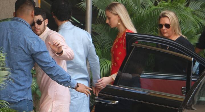 Sophie Turner's desi avatar for Priyanka-Nick's Wedding Puja
