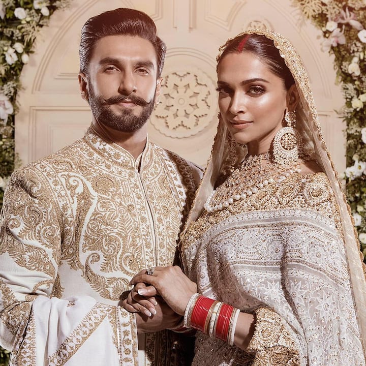 A closer look at Deepika's make-up reveals that the actress is clearly bending stereotypical-new-bride rules - she opted for dewy nude make-up with the sindoor and the chooda adding just the right amount of red to her all-white look