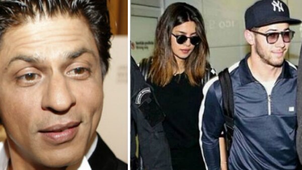 Shah Rukh Khan REACTS to Priyanka Chopra-Nick Jonas engagement and it's HILARIOUS Shah Rukh Khan REACTS to Priyanka Chopra-Nick Jonas engagement and it's HILARIOUS