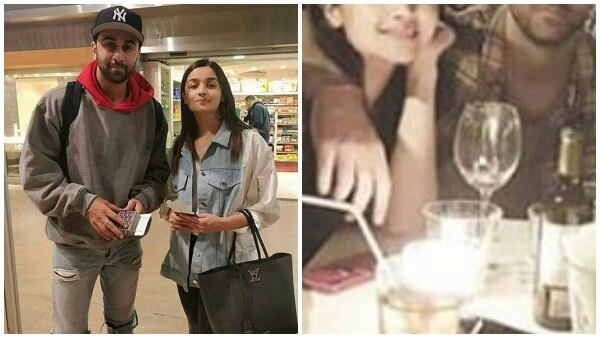 How cute! Ranbir & Alia get lovey dovey at a birthday dinner (PIC INSIDE) How cute! Ranbir & Alia get lovey dovey at a birthday dinner (PIC INSIDE)