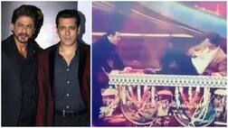 SRK & Salman Khan's 'Karan Arjun' moment during 'Dus Ka Dum 3' finale shoot!