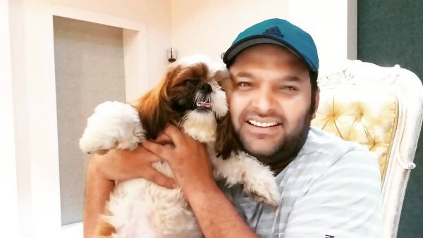 Comedian Kapil Sharma's latest pic with his pet dog 'Cheeku' goes viral! Comedian Kapil Sharma's latest pic with his pet dog 'Cheeku' goes viral!