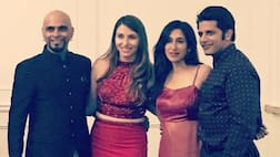 Raghu Ram gets engaged to girlfriend Natalie; Karanvir-Teejay Sidhu attend the ceremony!