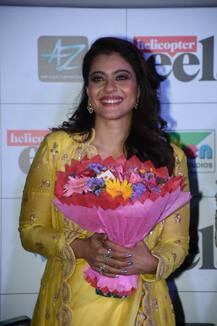 Kajol celebrates her 44th birthday with hubby Ajay Devgn & 'Helicopter Eela' team at the trailer launch!