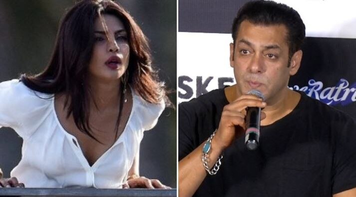 WATCH: Salman responds to Priyanka's exit from 'Bharat'; says she quit at last moment as her choice was to work with Hollywood hero, not me! WATCH: Salman responds to Priyanka's exit from 'Bharat'; says she quit at last moment as her choice was to work with Hollywood hero, not me!