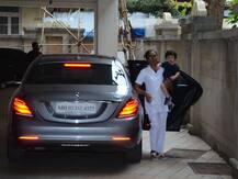IN PICS: Saif-Kareena's BABY SON Taimur Ali Khan gives a ROYAL WAVE to the paparazzi making us go AWWW!