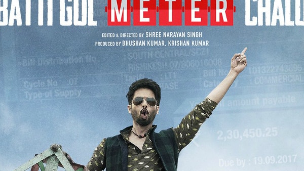 Batti Gul Meter Chalu NEW POSTER: Shahid Kapoor feels 'on top of the world' ahead of trailer release! Batti Gul Meter Chalu NEW POSTER: Shahid Kapoor feels 'on top of the world' ahead of trailer release!