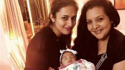 Divyanka Tripathi meets her 'Dulhann' co-star & bestie Snehal Sahay's newborn baby!