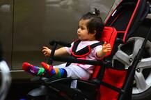 Inaaya Naumi Kemmu out for a walk; Soha Ali Khan's daughter looks cute like a button!