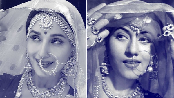 CHECK OUT: Madhuri Dixit recreates Madhubala look from Mughal-E-Azam; SEE PICS CHECK OUT: Madhuri Dixit recreates Madhubala look from Mughal-E-Azam; SEE PICS