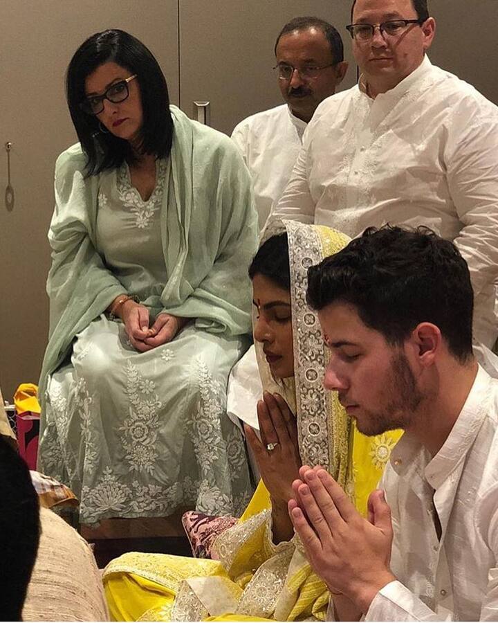 Priyanka Chopra and her american singer-beau Nick Jonas today made their engagement official by traditionally performing the roka ceremony and the pictures took internet by storm. The couple is now all set to host their Engagement Bash in Mumbai and the guest have already started to arrive.
