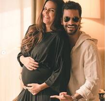 Neha Dhupia's picture timeline from May to August when she was hiding her baby bump in loose clothes!