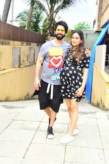 IN PICS: Shahid Kapoor poses with heavily pregnant wife Mira Rajput at their daughter Misha's second birthday bash!