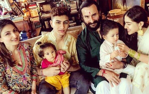 Photo Of The Day! On Raksha Bandhan 2018, FINALLY Saif & his three kids-Sara, Ibrahim & baby Taimur pose together in ONE FRAME[more pics inside] Photo Of The Day! On Raksha Bandhan 2018, FINALLY Saif & his three kids-Sara, Ibrahim & baby Taimur pose together in ONE FRAME[more pics inside]