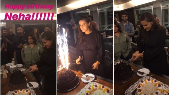 PICS & VIDEOS: Pregnant Neha Dhupia glows at her star-studded BIRTHDAY BASH hosted by BFF Karan Johar! PICS & VIDEOS: Pregnant Neha Dhupia glows at her star-studded BIRTHDAY BASH hosted by BFF Karan Johar!