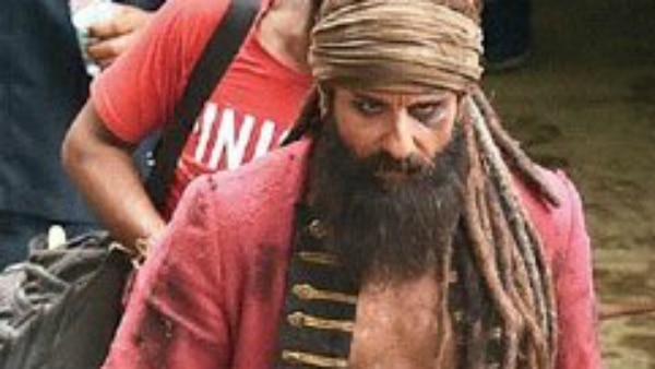 Saif Ali Khan as a 'Naga sadhu' with beard-dreadlocks spotted on 'Hunter' sets! Saif Ali Khan as a 'Naga sadhu' with beard-dreadlocks spotted on 'Hunter' sets!