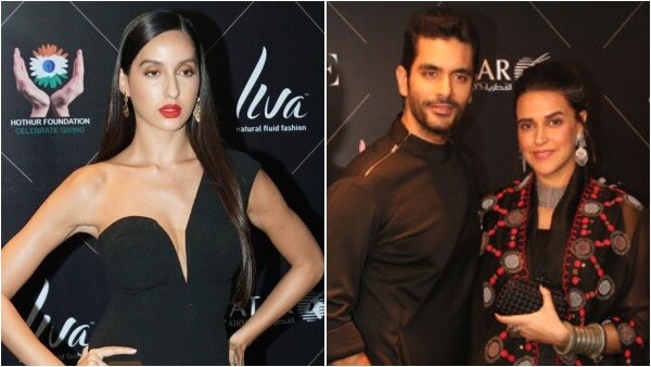 When Angad Bedi’s EX-GF Nora Fatehi came face-to-face with his wife Neha Dhupia; Here's what happened next When Angad Bedi’s EX-GF Nora Fatehi came face-to-face with his wife Neha Dhupia; Here's what happened next