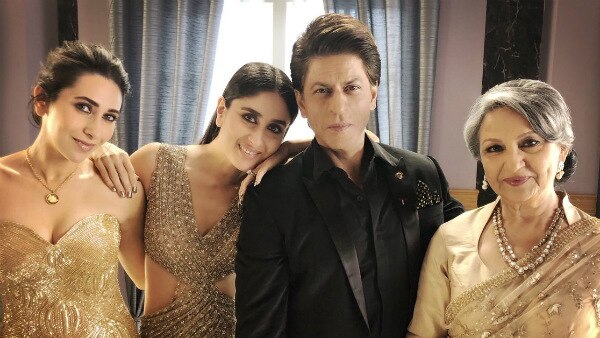 SRK's lovely evening with Kareena, Karisma & Sharmila Tagore! SRK's lovely evening with Kareena, Karisma & Sharmila Tagore!