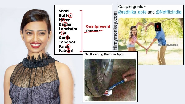 Radhika Apte REACTS to her Netflix jokes-memes calling her 'omnipresent' on the platform with 3 shows 'Ghoul', 'Sacred Games' & 'Lust Stories'! Radhika Apte REACTS to her Netflix jokes-memes calling her 'omnipresent' on the platform with 3 shows 'Ghoul', 'Sacred Games' & 'Lust Stories'!