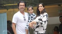 PICS: Director Abhishek Kapoor & wife Pragya take their newborn son Shamsher home from Hinduja hospital