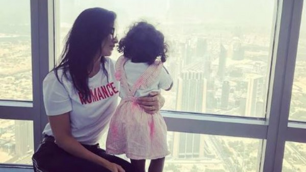 Sunny Leone shares an adorable pic with daughter Nisha; calls her 'little angel from God'! Sunny Leone shares an adorable pic with daughter Nisha; calls her 'little angel from God'!