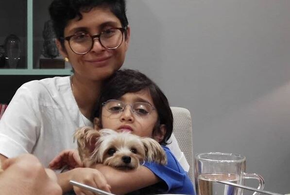 Aamir Khan shares an AWWDORABLE pic of wife Kiran and son Azad on a 'Lazy Sunday' Aamir Khan shares an AWWDORABLE pic of wife Kiran and son Azad on a 'Lazy Sunday'