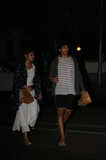 IN PICS: Dhadak actor Ishaan Khatter gets UNCOMFORTABLE as paparazzi clicks him with a mystery girl!